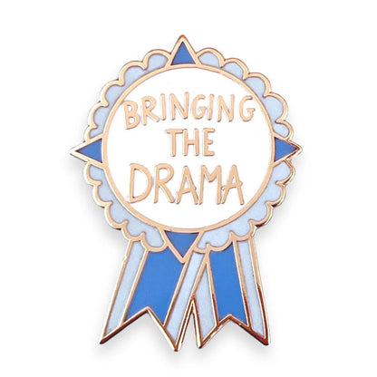 Jubly_Umph_Bringing_The_Drama_Lapel_Pin_on_white_background