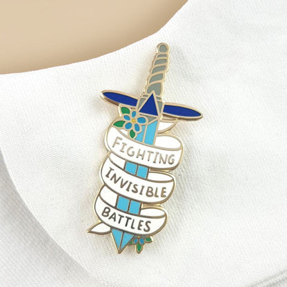 Jubly_Umph_Fighting_Invisoble_battles_Lapel_pin