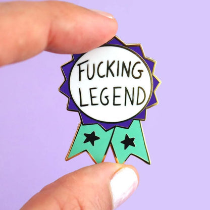 Jubly_Umph_Fucking_legend_lapel_Pin_finger
