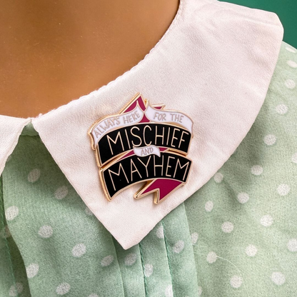 Mischief And Mayhem Lapel Pin by Jubly-Umph