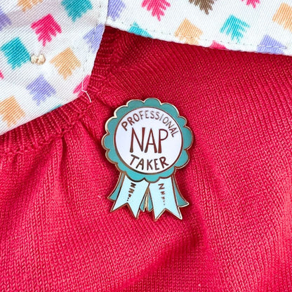 Jubly_Umph_Professional_Nap_Taker_Lapel_Pin_on_jumper