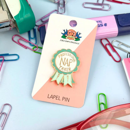 Jubly_Umph_Professional_Nap_Taker_Lapel_Pin_packaging
