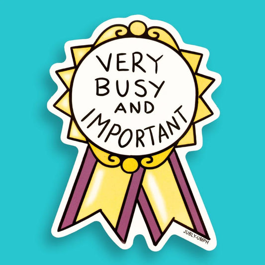 Jubly_Umph_Very_busy_and_important_sticker