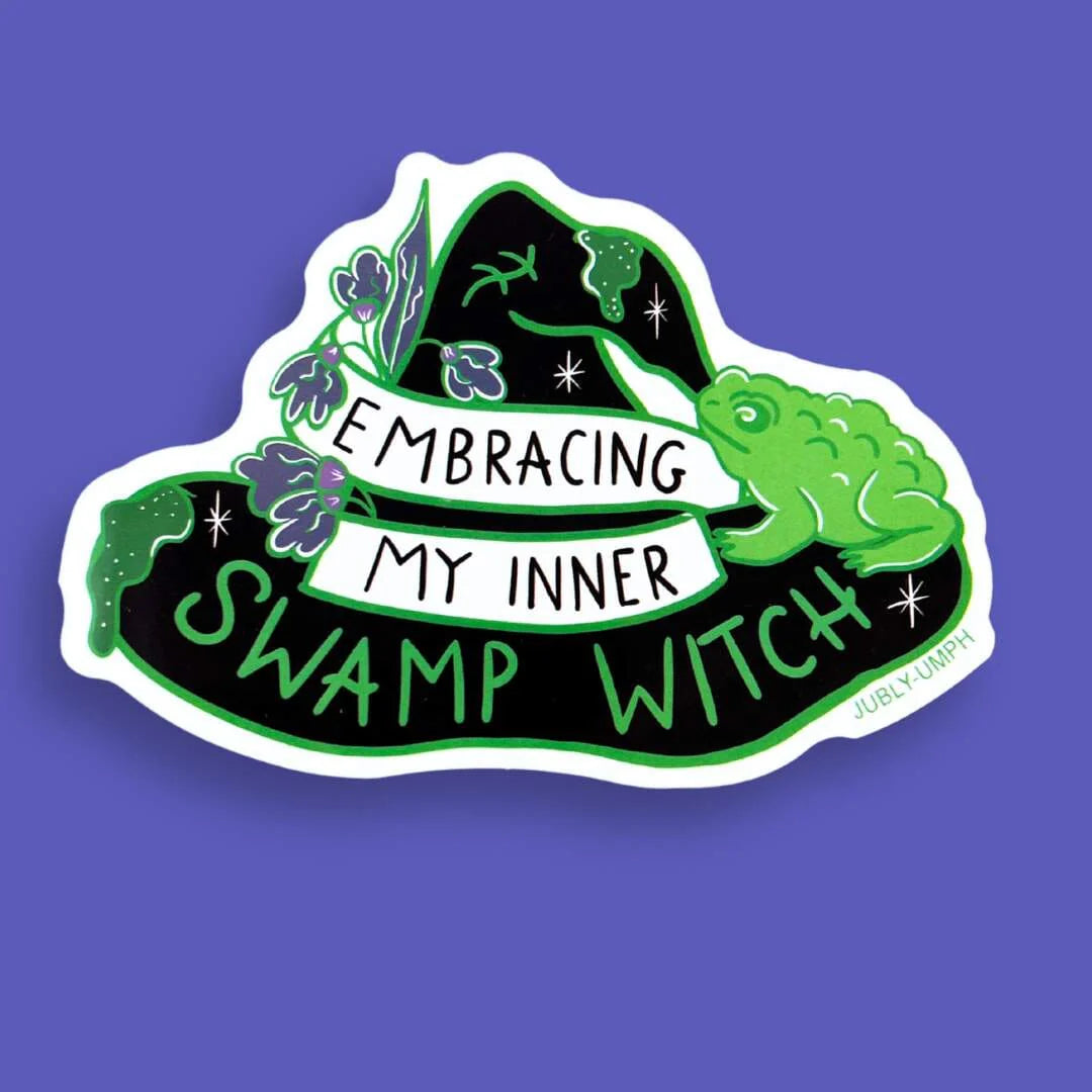 Sticker- 'Embracing My Inner Swamp Witch' -Jubly-Umph