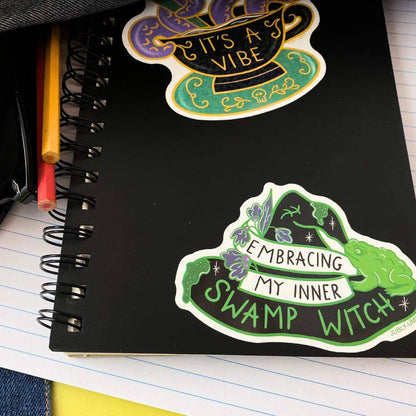 Sticker- 'Embracing My Inner Swamp Witch' -Jubly-Umph
