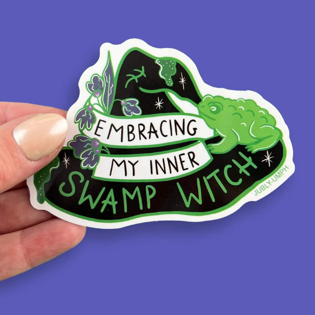 Sticker- 'Embracing My Inner Swamp Witch' -Jubly-Umph