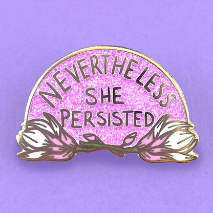 Jubly_Umph_never_the_less_she_persisted_lapel_pin_purple_background