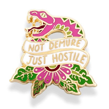 Jubly_Umph_not_demure_just_hostile_lapel_pin