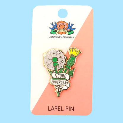 'Neurodivergent' Lapel Pin- Jubly-Umph