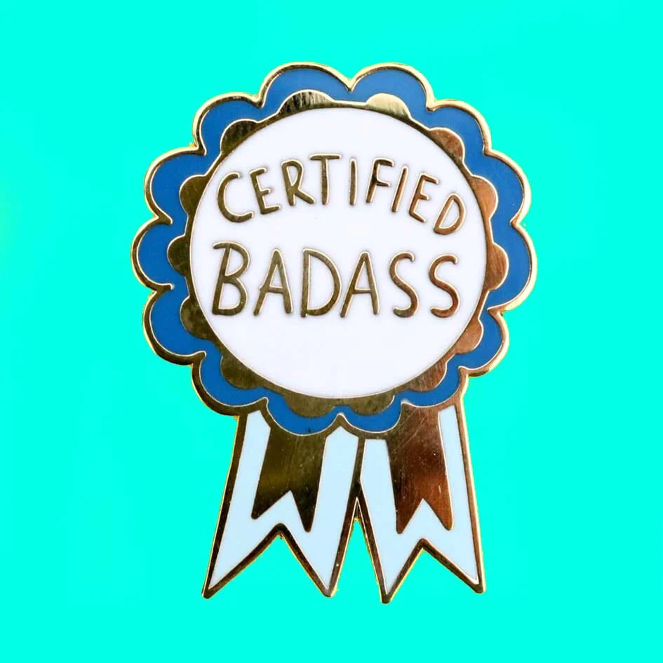 Jubly_umph_Pin_certified_Bad_Ass_Pin_on_light_blue_background