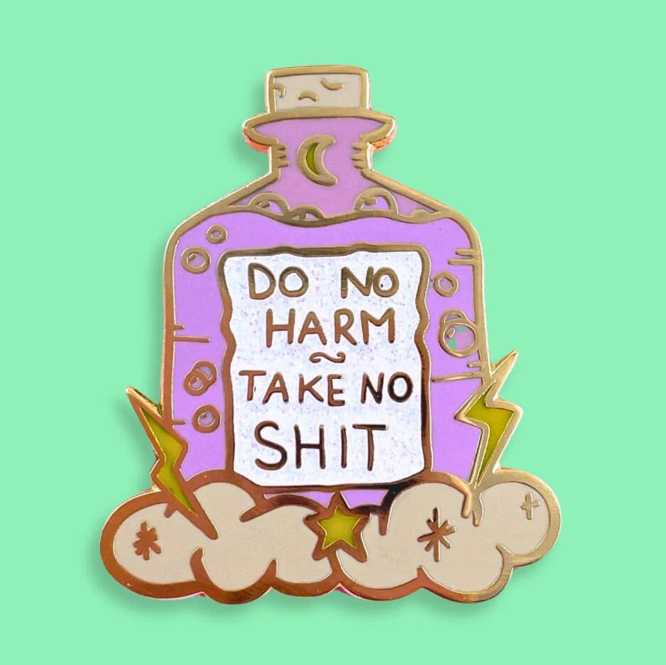 Jubly_umph_do_no_harm_take_no_shit_lapel_pin