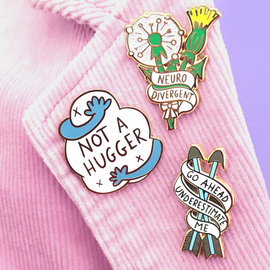 'Go ahead, Underestimate me' Lapel Pin- Jubly- Umph