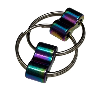 NEW - Skill Trick Set - Metal Oil Slick Begleri & Luxe Loop Fidget Set