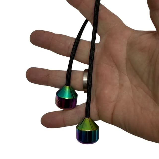 NEW - Skill Trick Set - Metal Oil Slick Begleri & Luxe Loop Fidget Set