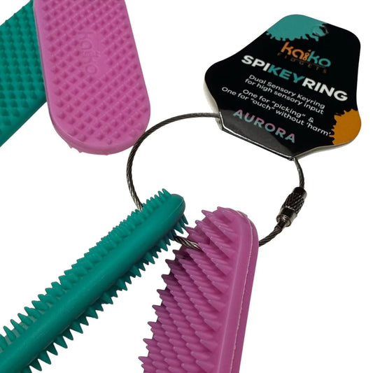 Spikeyring with 2 sensory supports by Kaiko - 'Ouch'without Harm & 'Picking' Support