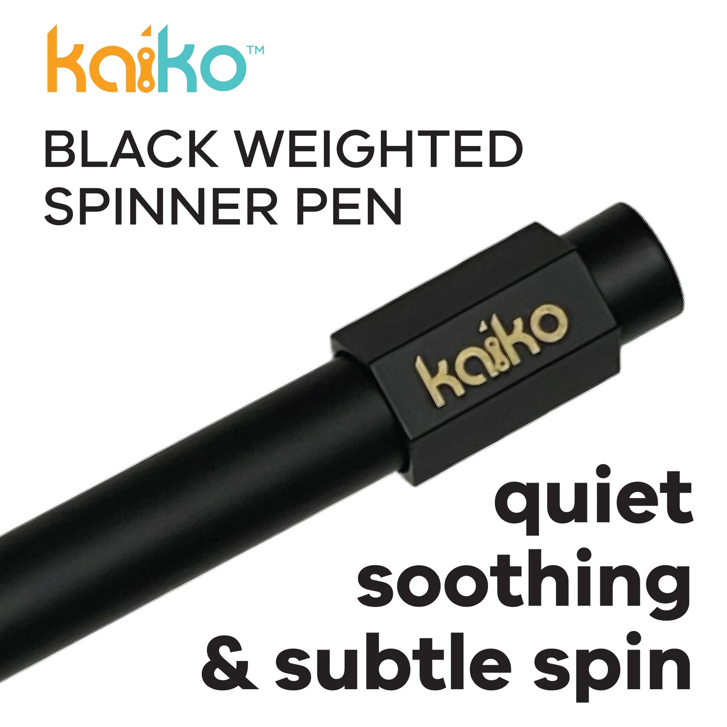 OIL SLICK Weighted Spinner Pen with 4 refills - NOW with reinforced cuff
