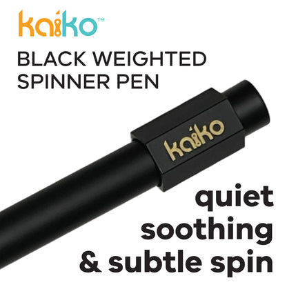 OIL SLICK Weighted Spinner Pen with 4 refills - NOW with reinforced cuff
