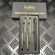OIL SLICK Weighted Spinner Pen with 4 refills - NOW with reinforced cuff