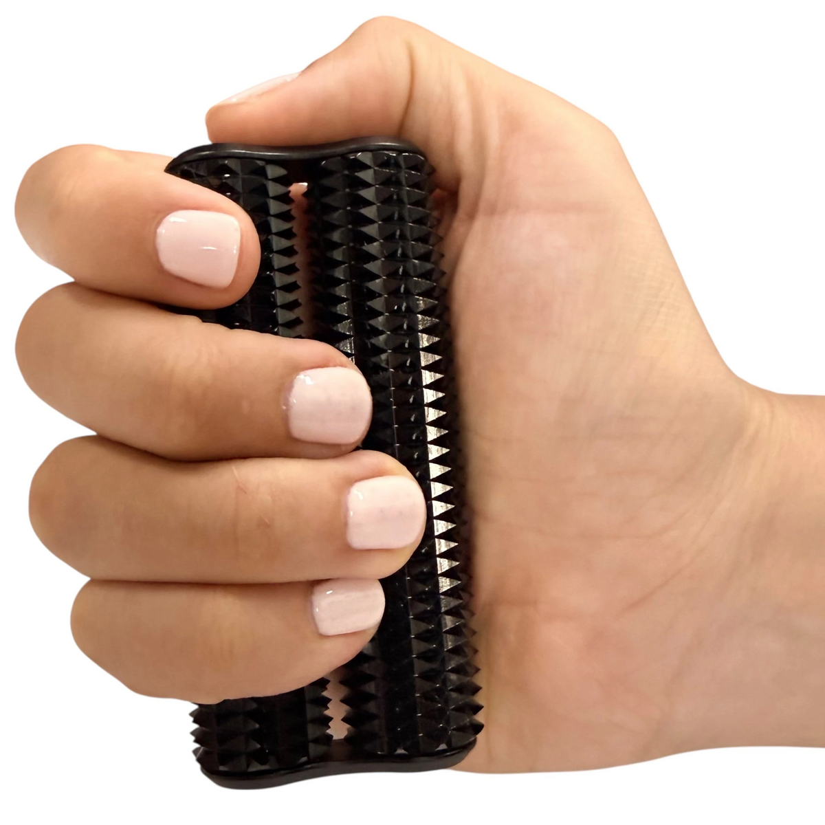 Kaiko_Black_Spikey_Hand_Roller_285g_IN_HAND
