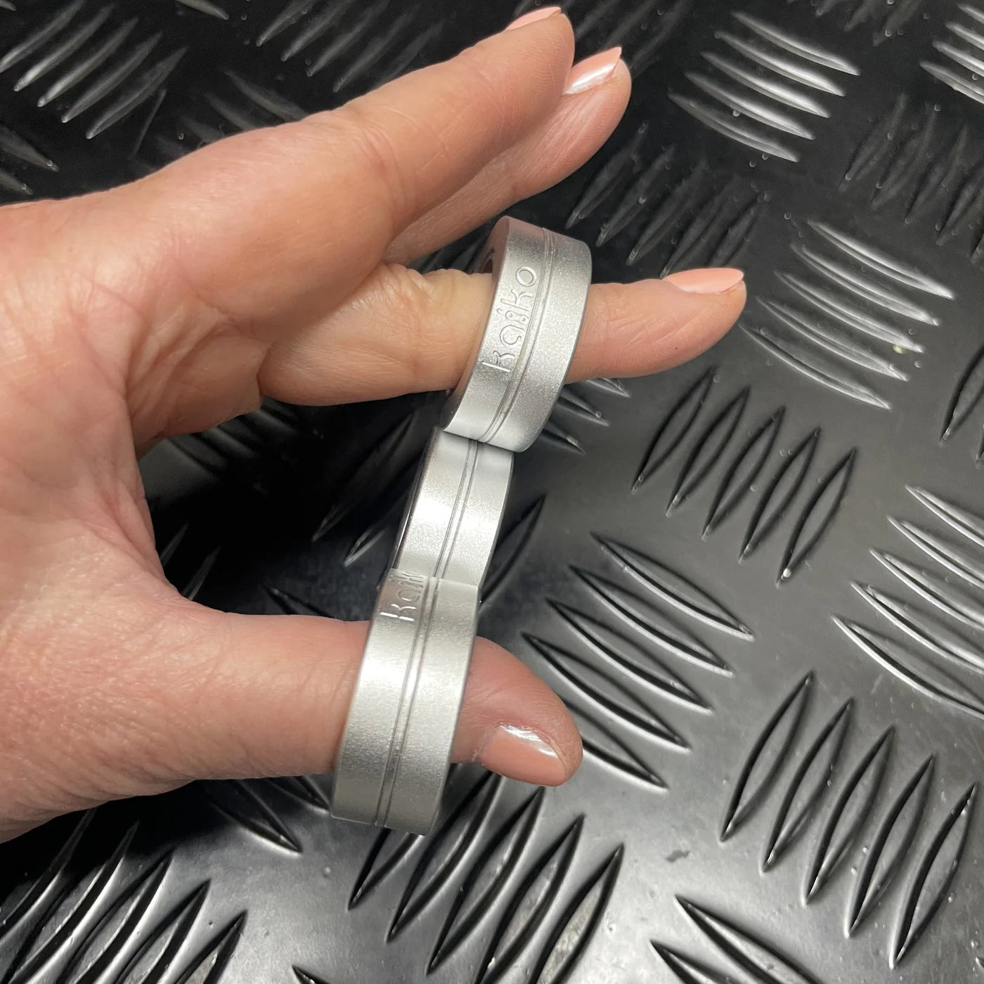 TRI Magnetic rings- Oil Slick- Metal Kaiko Exclusive