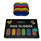 Mag Sliders - Six Interchangeable Magnetic Textured Pad Fidgets by Kaiko