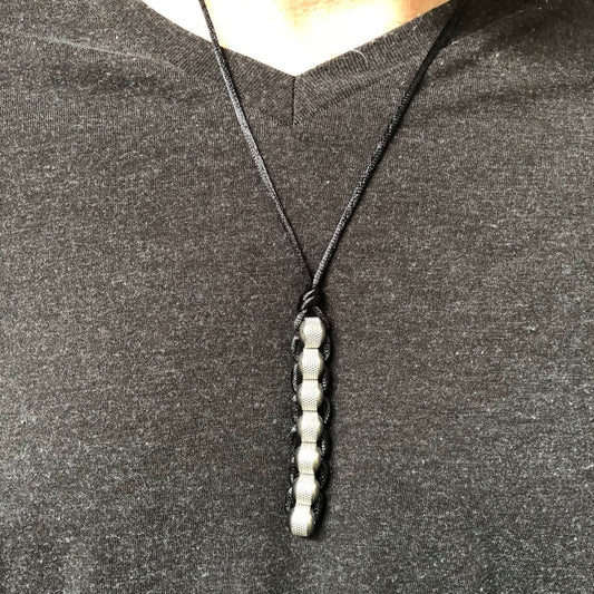 Kaiko_NECKLACE_CRUNCHY_Caterpillar_worn