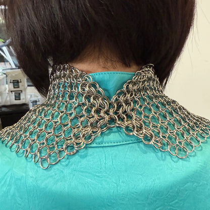 Kaiko_chain_maille-necklace_scarf_back