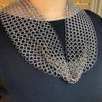 Kaiko_chain_maille-necklace_scarf_worn
