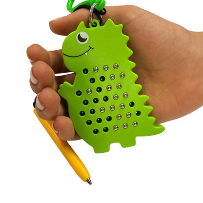 Kaiko_dino_magnetic_pad_keyring_5