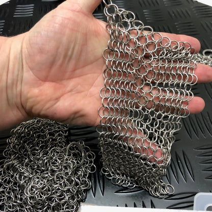 Kaiko_fidgets_metal_chain_Maille_trio_set_medium_piece_in_palm_of_hand