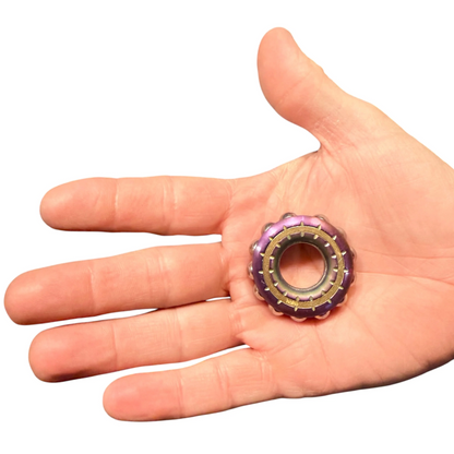 Freewheel Spinner – Oil Slick Metal Sensory Tool by Kaiko