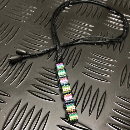 Kaiko_silk_worm_necklace_oil_slick