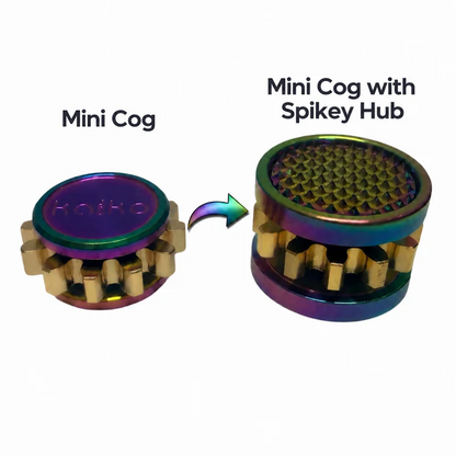Kaiko_spikey_spinner_hub_mini_cog_application