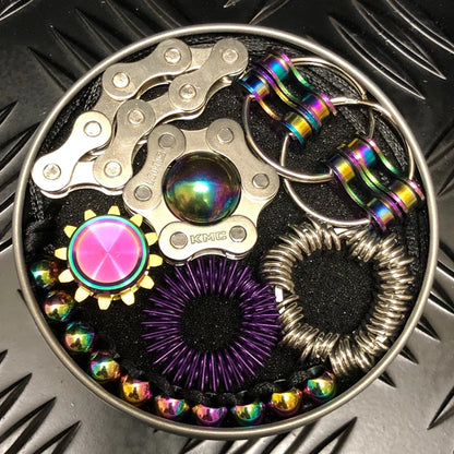 Kaiko_The_Works_metal_Fidget_Kit_new_oil_slick
