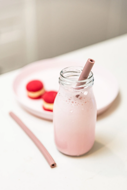 Set of 6 silicon straws Flex & Roll by Kiddikutter
