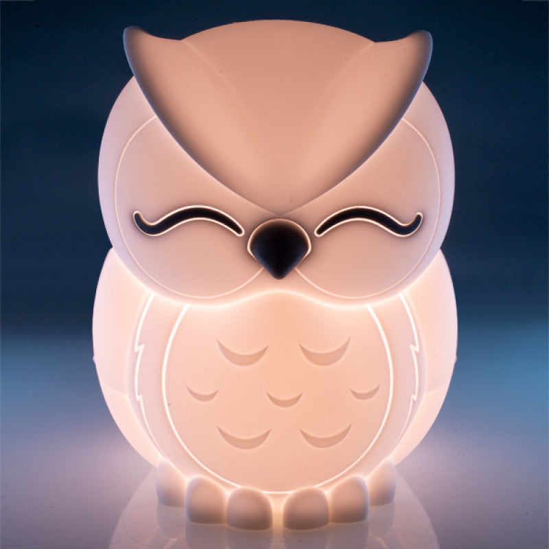 Lil_Dreamers_Owl_Soft_Touch_LED_Light_lit_up