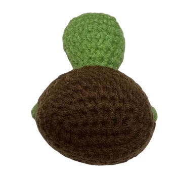 Low Social Battery Turtle - Mini Hand Crochet Plush Support by Kaiko