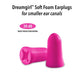 Macks Dreamgirl Soft Foam Ear Plugs- for small or sensitive ears