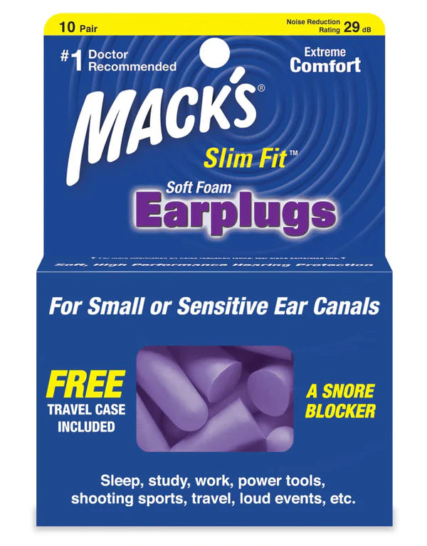 Macks Slim Fit Smaller Soft Foam Ear Plugs