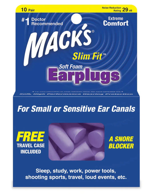 Macks Slim Fit Smaller Soft Foam Ear Plugs