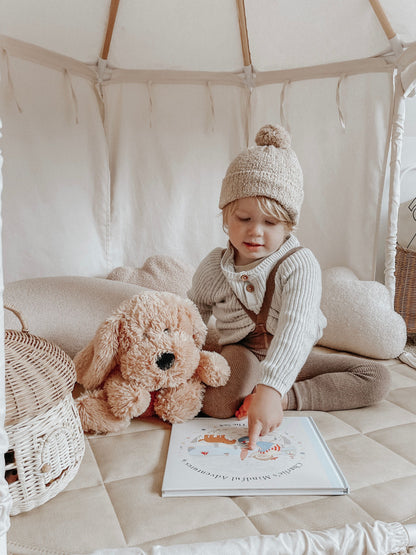 Mindful_and_Co_Kids_Calming_weighted_Animal_buddie_Charlie_the_puppy_dog_reading