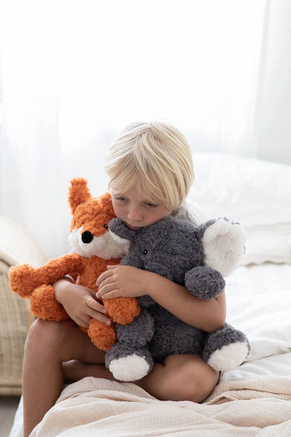 indful_and_Co_Kids_Calming_weighted_Animal_buddie_Elenor_the_elephant_cuddles_with_boy