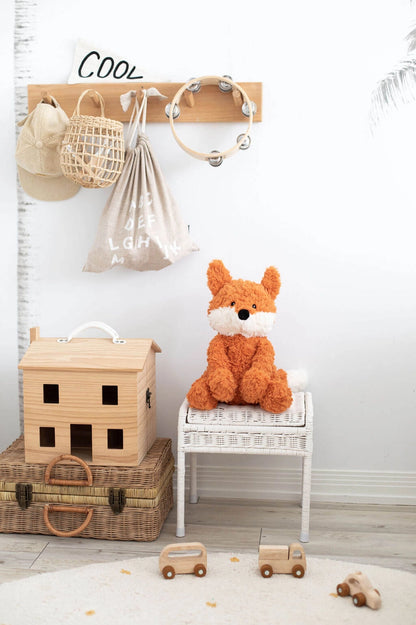 Mindful_and_co_kids_weighted_buddies_frankle_fox_on_chair