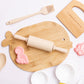 Montessori_Mates_Bamboo_cutting_board_and_cutter_being_used