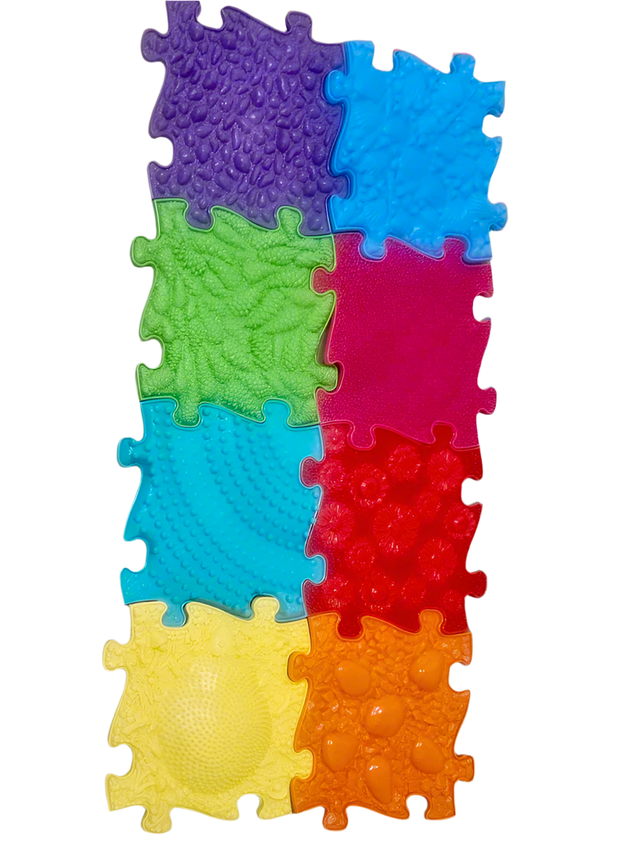 Muffik Rainbow Sensory Play Mat Set