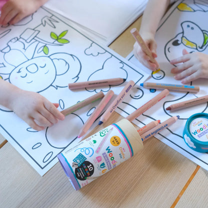 Woodies 3-in-1 Wooden Pencils | Set- My Creative Box