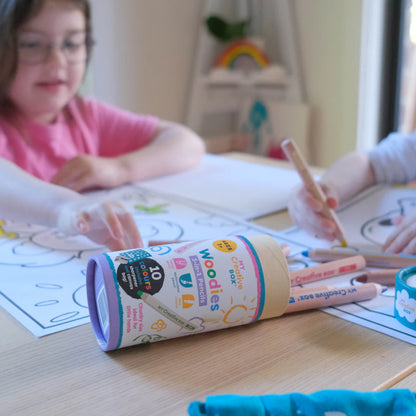 Woodies 3-in-1 Wooden Pencils | Set- My Creative Box