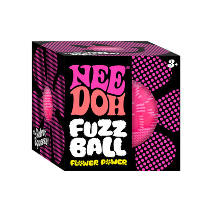 NeeDoh_Fuzz_Ball_Flower_Power_packaging_pink