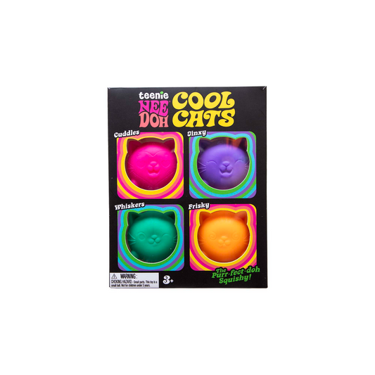 Teenie NeeDoh® Cool Kittens 4-Pack By NeeDoh