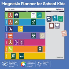 Magnetic Planner for School Kids (60 Tiles+Chart)